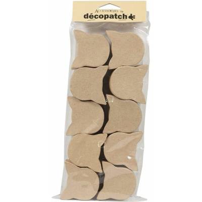 Krabičky z kartonu sada Décopatch (10ks) Kočka