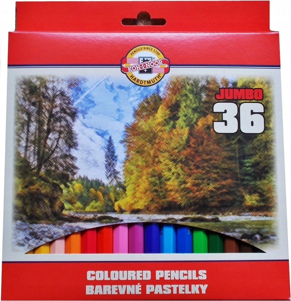 Koh-i-noor pastelky TRIOCOLOR 24ks | MANUMI