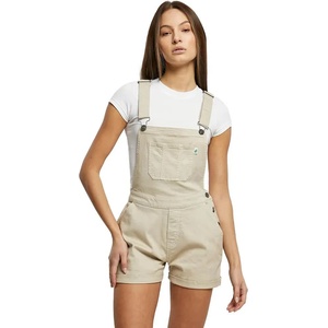 Urban classics Organic Dungaree sleeveless overall - Beige (Off White Raw)