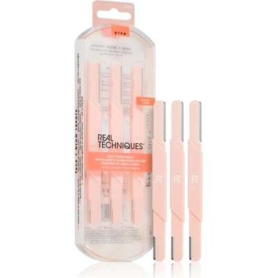 Real Techniques Face and Brow Razors 3 pcs břitva na obočí – Zboží Dáma