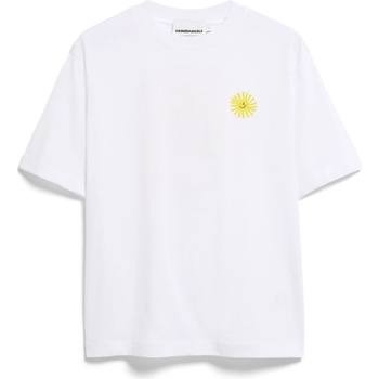 Armedangels Дамска тениска ARMEDANGELS Women's Tarjaa Graphic T-shirt - White (916-6597-0212)