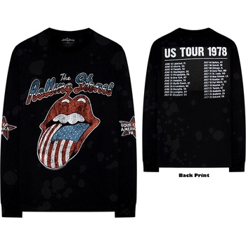 The Rolling Stones tričko US Tour '78 čierne