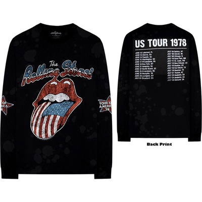 The Rolling Stones tričko US Tour '78 čierne