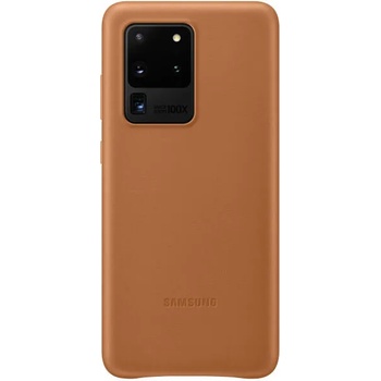 Image 1 of Samsung Galaxy S20 Ultra G988 5G Leather Cover brown (EF-VG988LAEGEU)