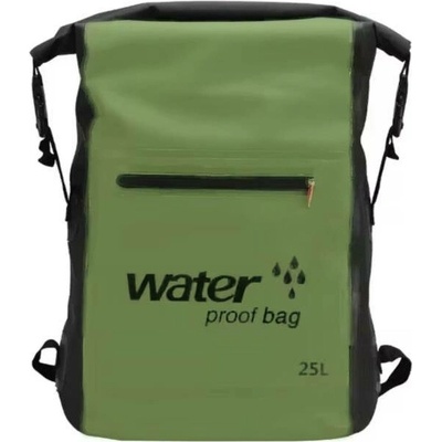 Water voděodolný skládací Vojenská zelená 25 l