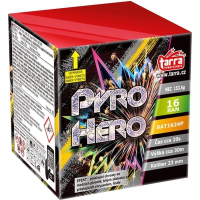 Tarra pyrotechnik Ohňostroj PYROHERO 16 ran