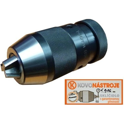 Vrtačkové sklíčidlo rychloupínací 1 - 16 mm B16 PROFI , házivost do 0,06mm JS-SKLR-1-16-B16-GAR