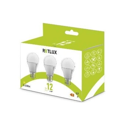 Retlux REL 32 LED A60 3x12W E27 teplá biela
