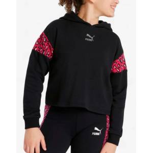 PUMA Classics Summer Roar Hoodie Black - magazinko
