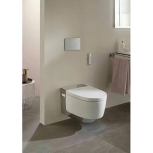 Geberit Стенна тоалетна чиния Geberit AquaClean Mera Classic с капак с плавно затваряне и електрическо биде (146.200.21.1)