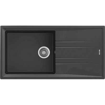 Teka Гранитна мивка, обръщаема, за шкаф 60 см Stone 60 L-TG ТЪМНОСИВА (М.1020.ТС)