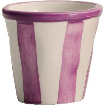 Zafferano Чаша халба Lido Righe раирана 70 мл аметистова (RIG0006)