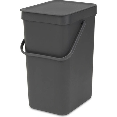Brabantia Odpadkový koš 'Sort & Go' - 12 L, šedá