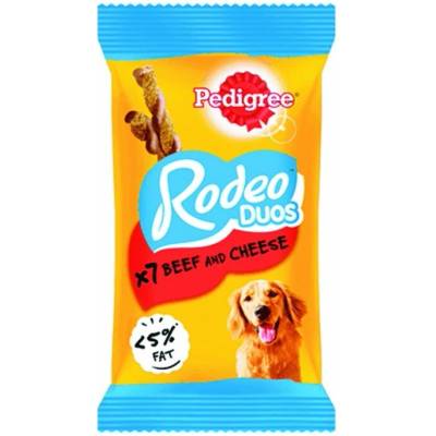 Pedigree Rodeo Duo hovězí a sýr 123 g