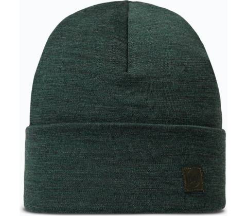 Buff Heavyweight Merino Wool Hat solid forest