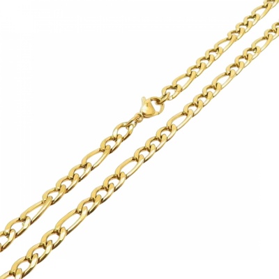 HARAHU Мъжка верижка ot-34263 - Златна / 50см kp34263 (ot-34263)