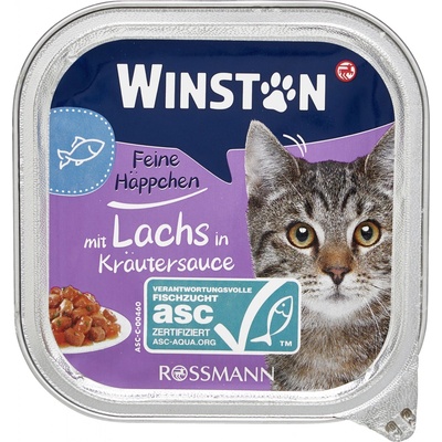 Winston Cat losos v bylinkové omáčce 100 g – Zbozi.Blesk.cz