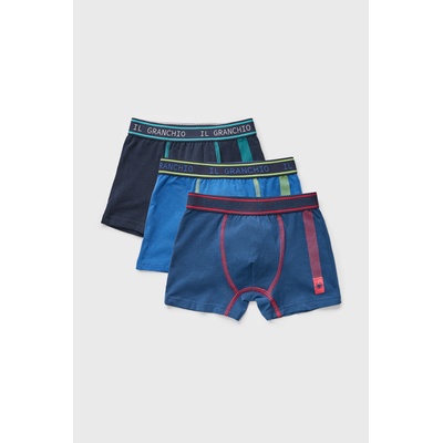 Il Granchietto 3PACK памучни боксерки за момчета Royal (3packGB4155_box)