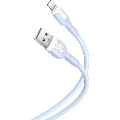 Xo Kabel USB - Lightning 2.1A, 1m Barva: Modrá