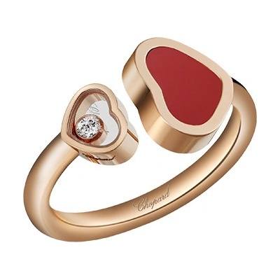 Chopard zlatý prsten Happy Hearts 829482 5808 2010113