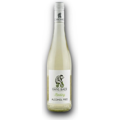 Hans Baer Riesling Alcohol Free 0,0% 0,75 l (čistá fľaša)