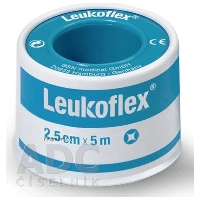 BSN Medical GmbH LEUKOFLEX náplasť na cievke, 2,5cm x 5m, 1x1 ks