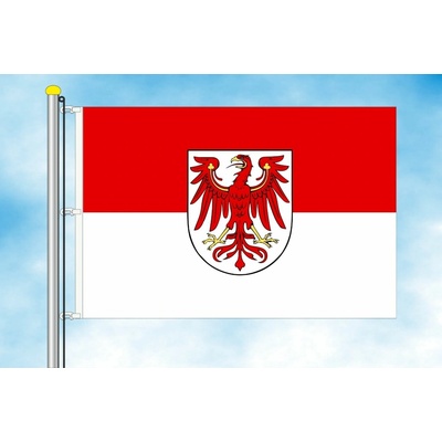LIBEA, s.r.o. Braniborsko vlajka Rozměr: 30×45 cm, Uchycení: Karabiny na stožár