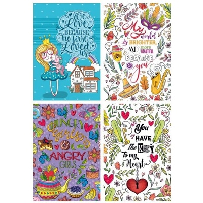 Bourgeois Бележник Bourgeois Mix A6 64 л гъвкави к. бели (1120656-200866-18370-18371-18372)