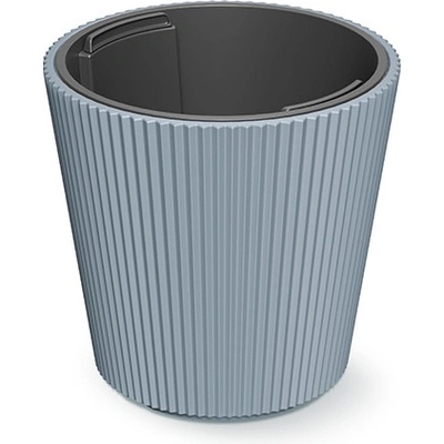 Prosperplast Květináč s vkladem Milly světle šedá 23,8 cm