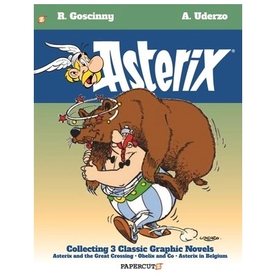 Asterix Omnibus #8: Collecting Asterix and the Great Crossing, Obelix and Co, Asterix in Belgium Uderzo AlbertPaperback