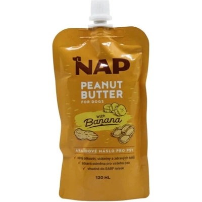 NAP Arašídové máslo pro psy banán 120ml