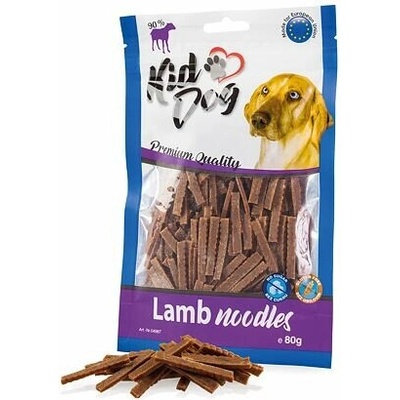 KIDDOG masové rezance jahňacie mäkké pre malé psy a mačky 80 g