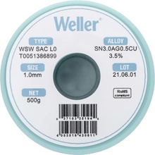 Weller WSW SAC L0 spájkovací cín bez olova cievka Sn3.0Ag0.5Cu 500 g 1 mm