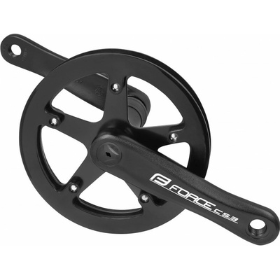 FORCE kľuky C5.3 Al 40z kryt 140mm, čierne