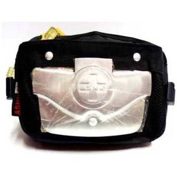 Maxima Чанта за кръст с 1 преграда, 2 джоба, 1 секретен джоб и метален протектор 25х19х11см