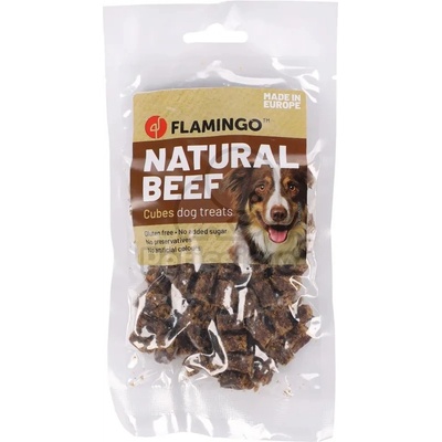Flamingo Nature Snack - говеждо месо кубчета 80 г