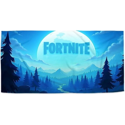 Sablio Uterák FORTNITE Modré údolie s mesiacom 70 x 140 cm