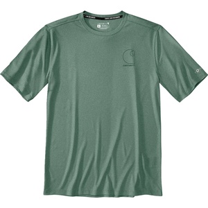Carhartt Мъжка тениска Carhartt Force Sun Defender S/S T-Shirt - Green Slate Heather - размер M (216-5776-0312)