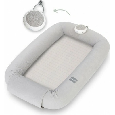 Sleepee Multifunkčné hniezdočko pre bábätko s bielym šumom 3v1 Sleepee Grey