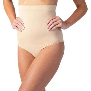 Bellinda INVISIBLE SILHOUETTE HIGH WAIST THONG - Дамски моделиращ тангa с висока талия - телесен Bellinda | Bezhov | ЖЕНИ | S
