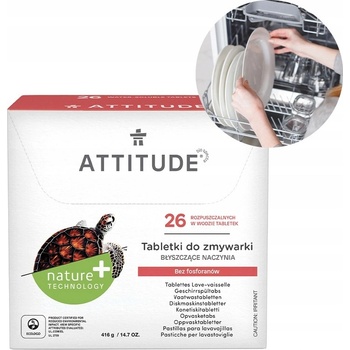 Attitude tablety do umývačky bez fosfátov 26 dávok