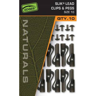 Klipy Fox Edges Camo Slik Lead Clips & Pegs 10 ks