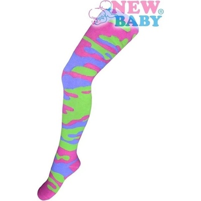 New Baby s maskáčovým vzorom zeleno-ružové