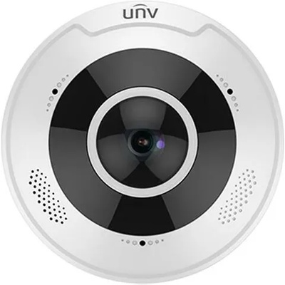 IP камера UniVIEW IPC815SB-ADF14K-I0, куполна, 5Mpix(2592x1944@30fps), 1.4mm обектив, Ultra H. 265/H. 264/MJPEG, IR осветеност (до 10m), външна IP66/IK10, PoE, MicroSD слот до 256GB, микрофон (IPC815SB-ADF14K-I0)