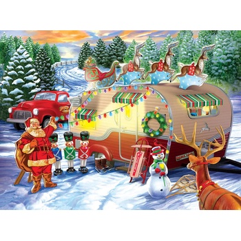 SunsOut - Puzzle Christmas Campers - 1 000 piese