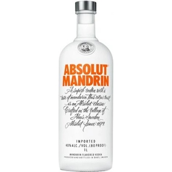 Absolut Mandrin 40% 1 l (čistá fľaša)