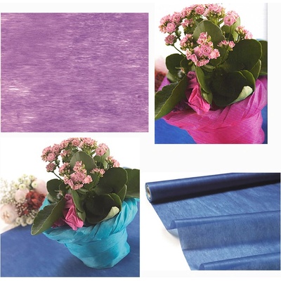 Dekoračný fleecový papier 10 metrov / 30 cm - purpurovo-fialový