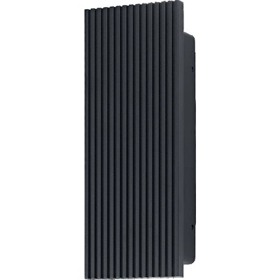 OSRAM Фасаден аплик Osram - Striped Box, 12W, IP54, тъмносив (4099854709548)