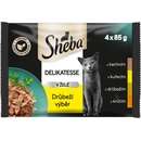 Sheba Drůbeží výběr v želé 4 x 85 g