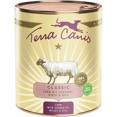 Terra Canis Lamb with courgette millet & dill 800 g